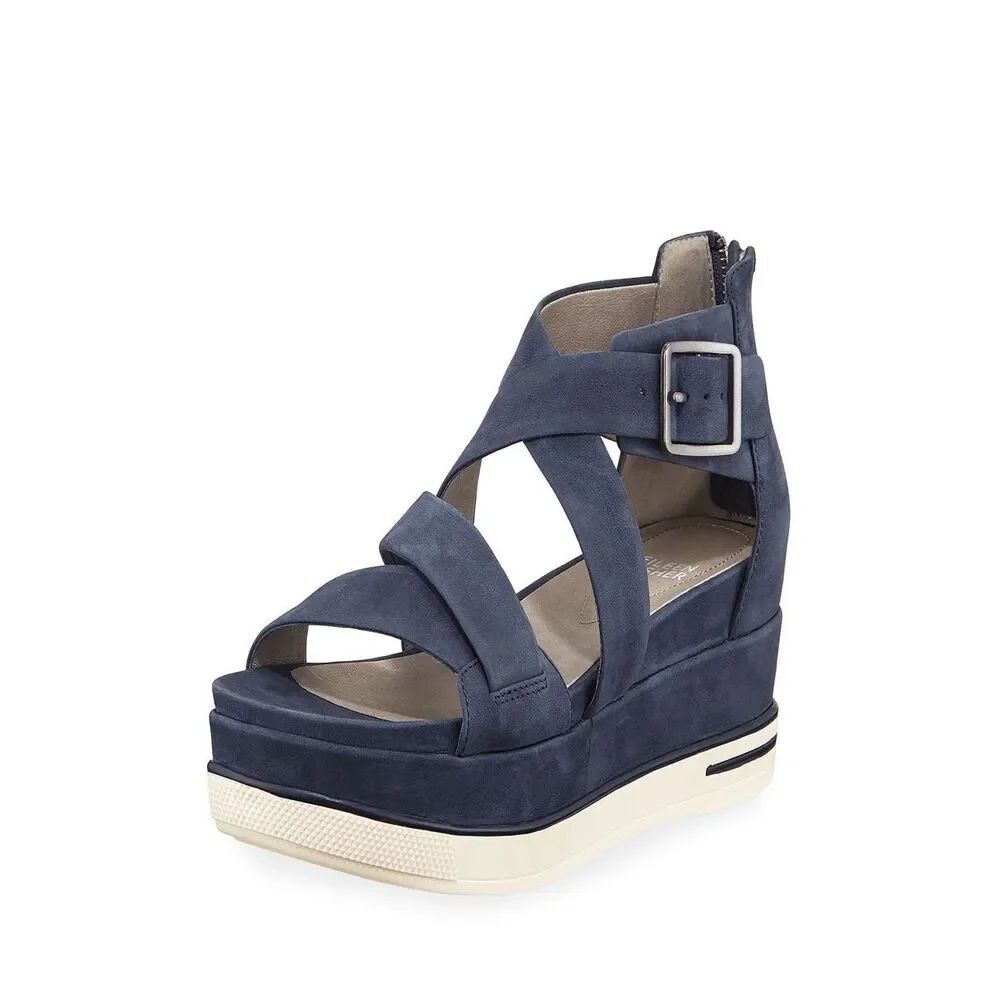 ✨Eileen Fisher Boost NU Denim Sz 5.5 Sandals✨